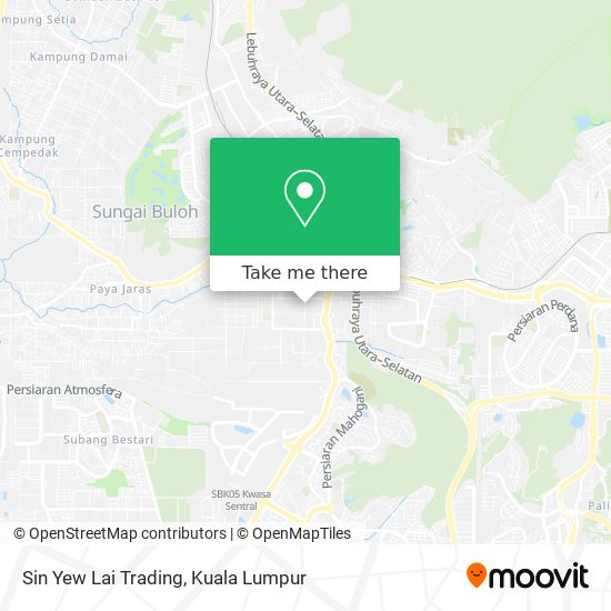 Sin Yew Lai Trading map