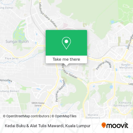 Kedai Buku & Alat Tulis Mawardi map