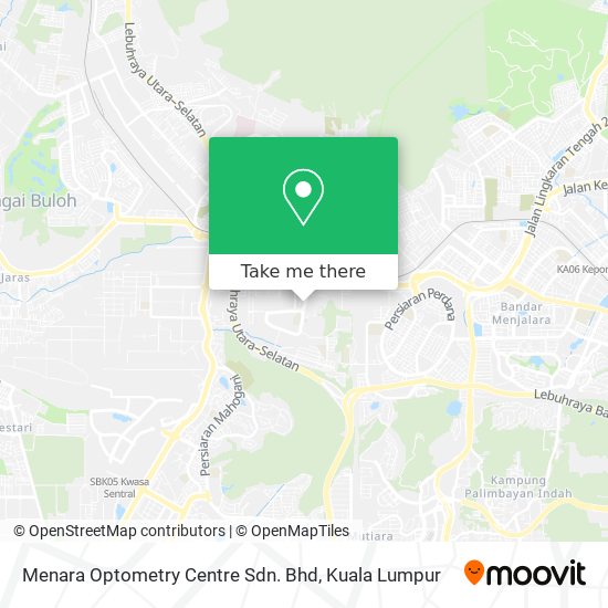 Menara Optometry Centre Sdn. Bhd map