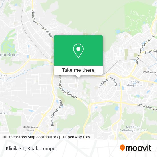 Klinik Siti map