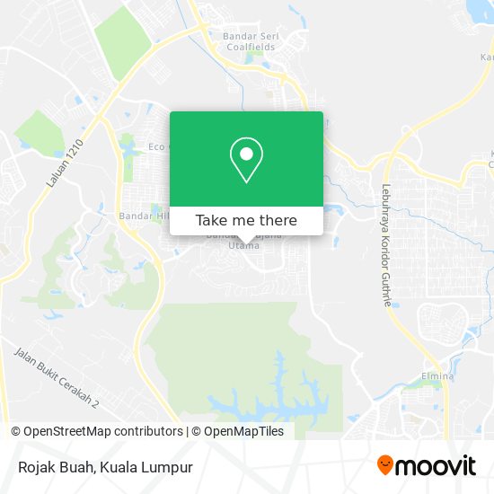 Rojak Buah map