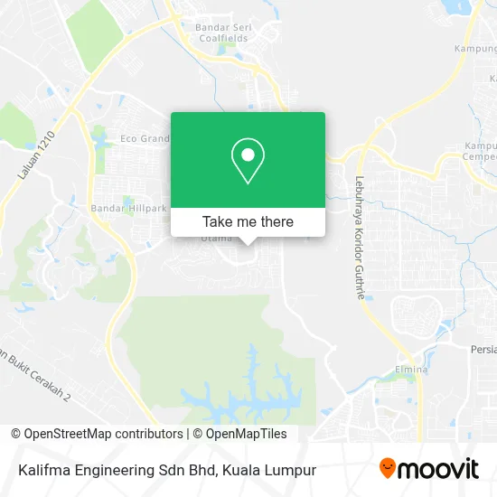 Kalifma Engineering Sdn Bhd map