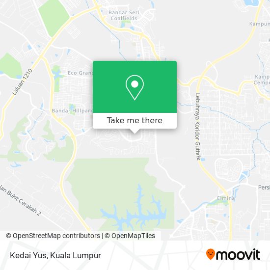 Kedai Yus map