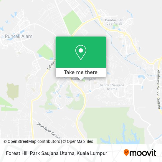 Forest Hill Park Saujana Utama map