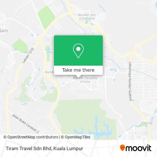 Tiram Travel Sdn Bhd map