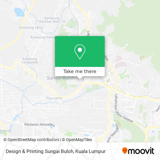 Peta Design & Printing Sungai Buloh