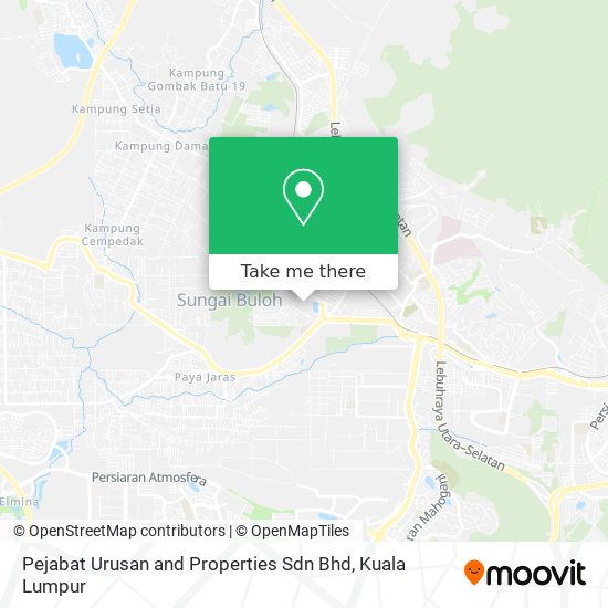 Pejabat Urusan and Properties Sdn Bhd map