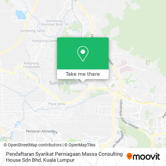 Peta Pendaftaran Syarikat Perniagaan Massa Consulting House Sdn Bhd