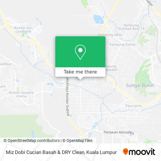 Miz Dobi Cucian Basah & DRY Clean map