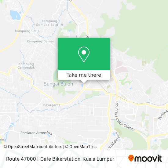 Peta Route 47000 I-Cafe Bikerstation