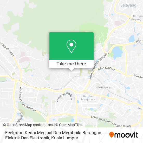 Feelgood Kedai Menjual Dan Membaiki Barangan Elektrik Dan Elektronik map