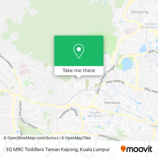 Peta 3Q MRC Toddlers Taman Kepong