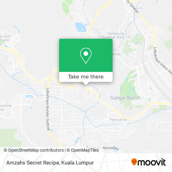 Amzahs Secret Recipe map