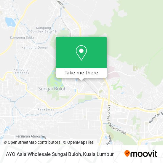 Peta AYO Asia Wholesale Sungai Buloh