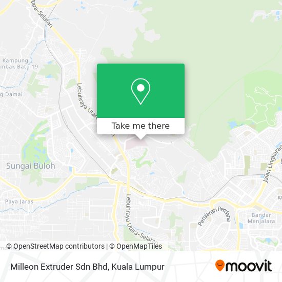 Milleon Extruder Sdn Bhd map