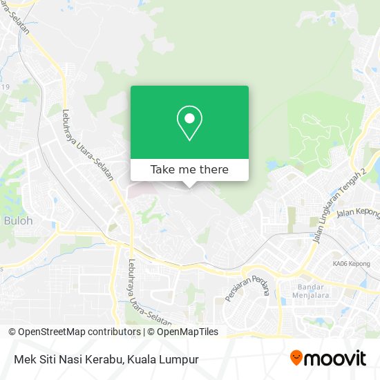 Mek Siti Nasi Kerabu map