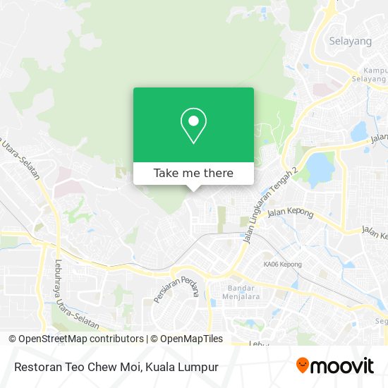 Restoran Teo Chew Moi map