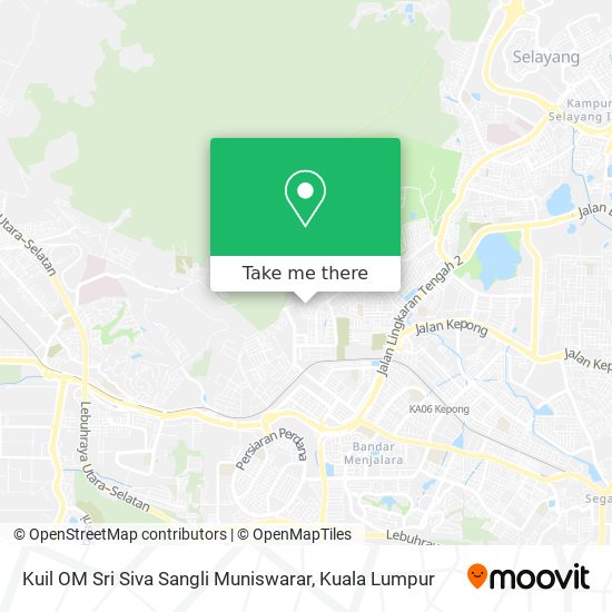 Kuil OM Sri Siva Sangli Muniswarar map