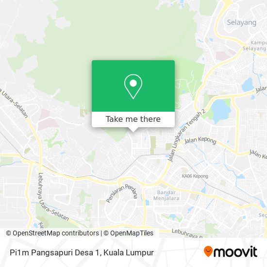 Peta Pi1m Pangsapuri Desa 1