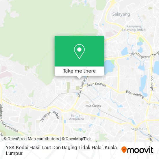 YSK Kedai Hasil Laut Dan Daging Tidak Halal map