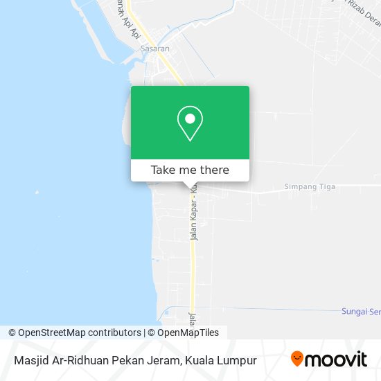 Masjid Ar-Ridhuan Pekan Jeram map