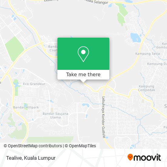 Tealive map