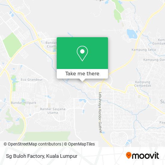 Sg Buloh Factory map