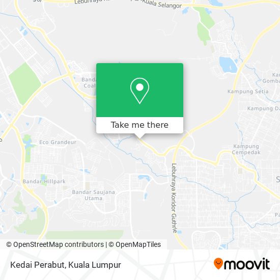 Kedai Perabut map