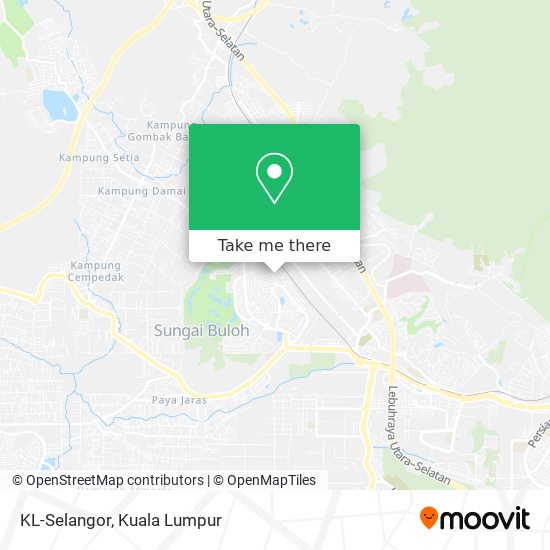KL-Selangor map