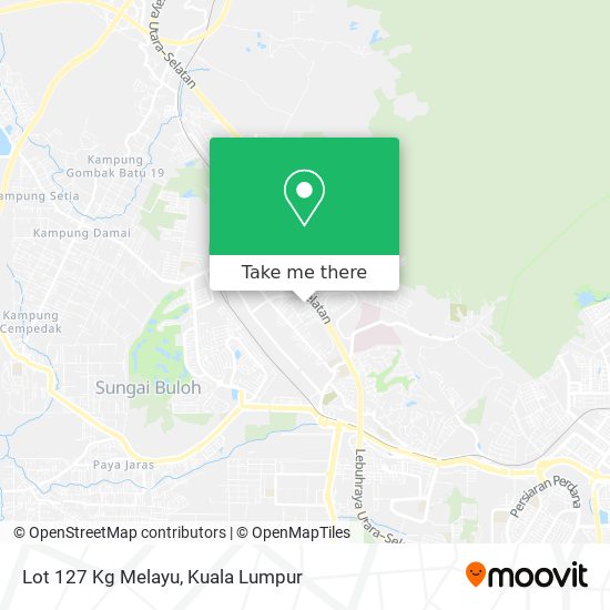 Lot 127 Kg Melayu map