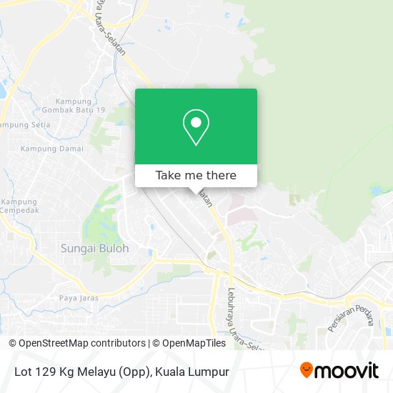 Lot 129 Kg Melayu (Opp) map