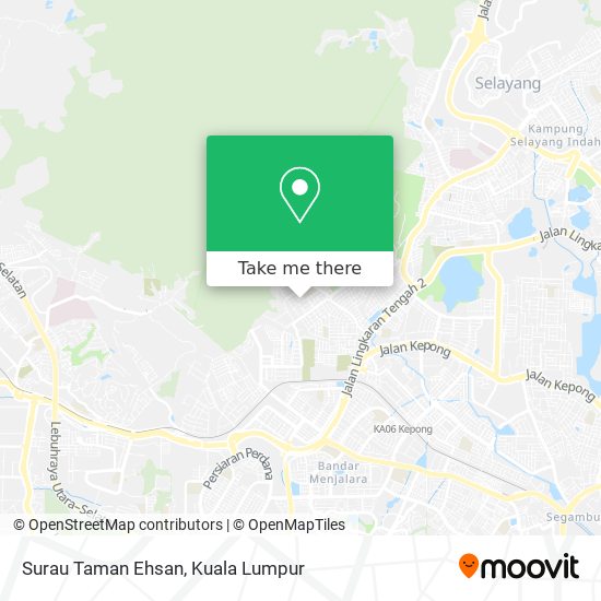 Surau Taman Ehsan map