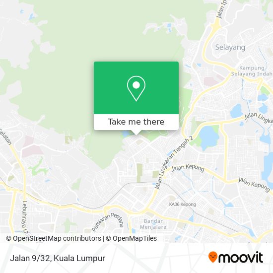 Jalan 9/32 map