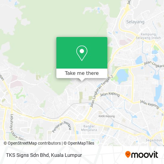 TKS Signs Sdn Bhd map