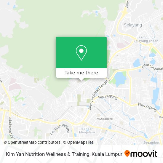 Kim Yan Nutrition Wellness & Training map