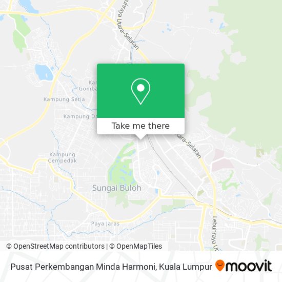 Pusat Perkembangan Minda Harmoni map