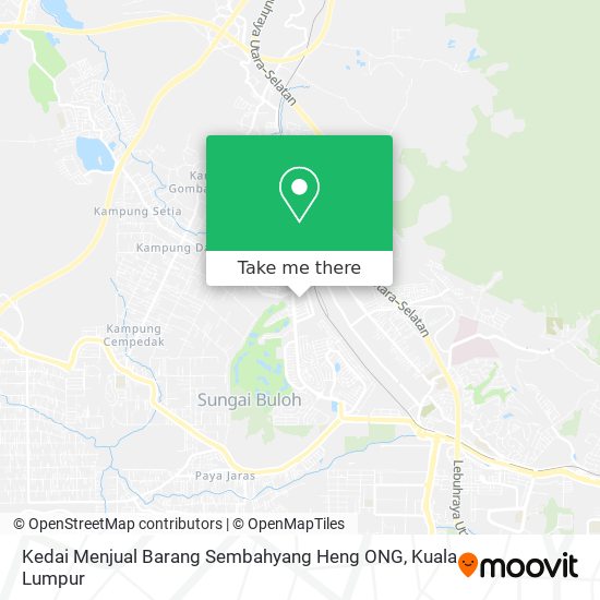 Kedai Menjual Barang Sembahyang Heng ONG map