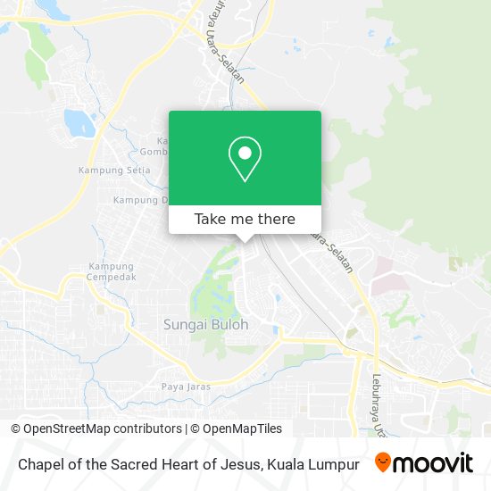 Chapel of the Sacred Heart of Jesus map