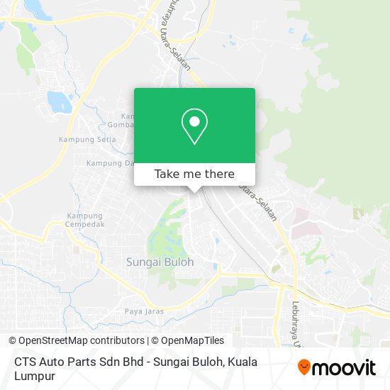 CTS Auto Parts Sdn Bhd - Sungai Buloh map