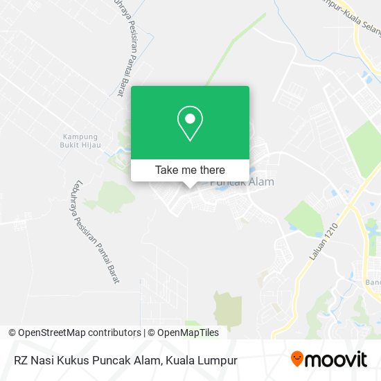 Peta RZ Nasi Kukus Puncak Alam