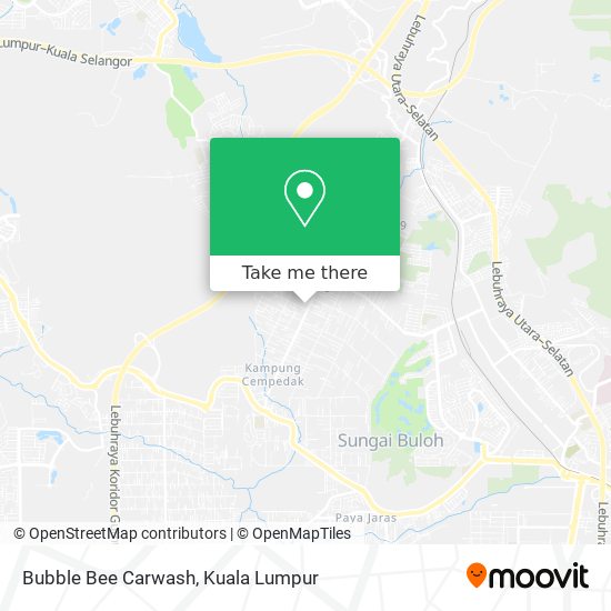 Bubble Bee Carwash map