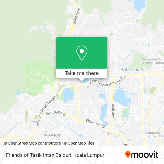 Friends of Tasik Intan Baiduri map