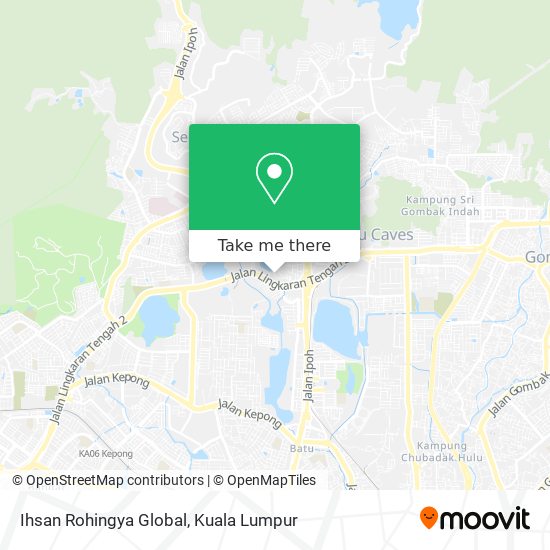 Peta Ihsan Rohingya Global