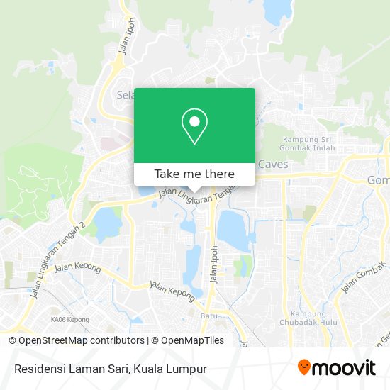 Residensi Laman Sari map