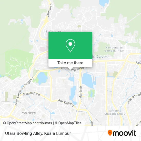 Utara Bowling Alley map