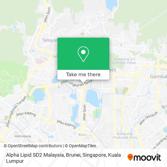 Peta Alpha Lipid SD2 Malaysia, Brunei, Singapore