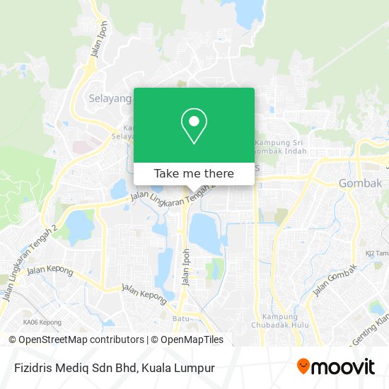 Peta Fizidris Mediq Sdn Bhd