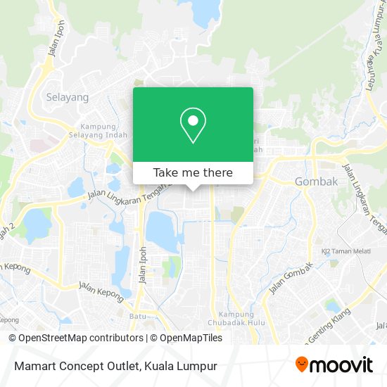 Mamart Concept Outlet map