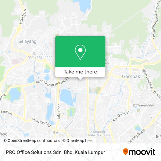 PRO Office Solutions Sdn. Bhd map