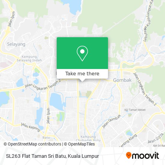 SL263 Flat Taman Sri Batu map